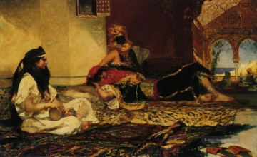  araber - Schönheiten auf dem Teppich Jean Joseph Benjamin Constant Araber